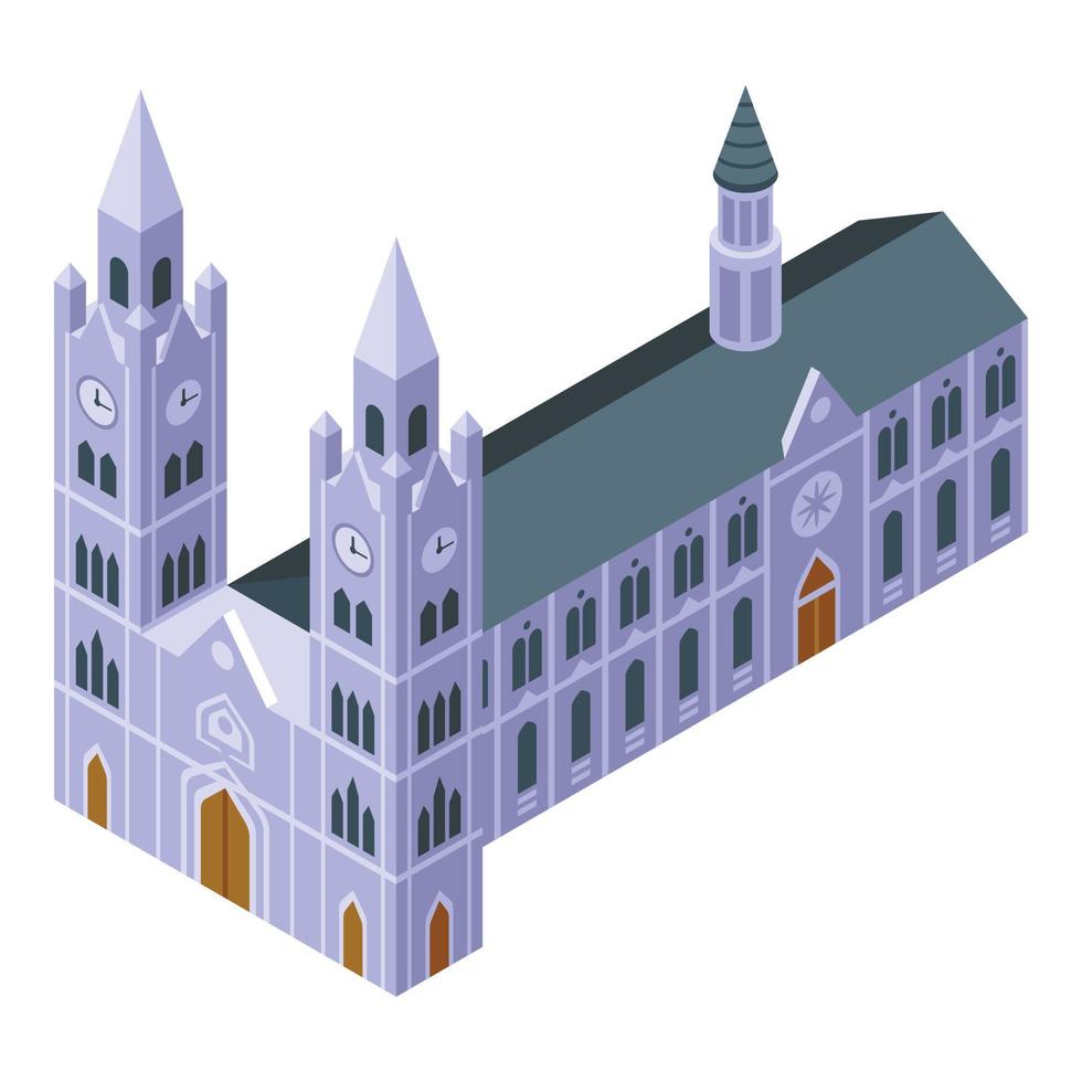 Ecuador church icon isometric vector. Vacation tourism vector