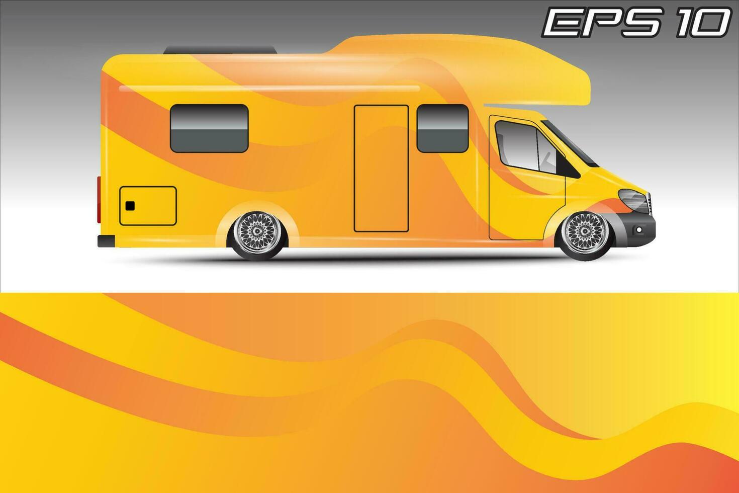 Livery background designs for camper car wraps and more vector
