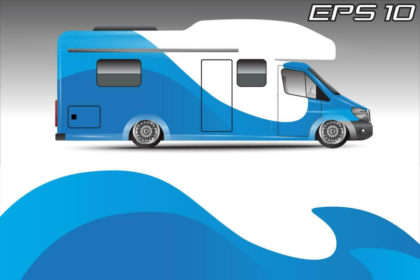 Livery background designs for camper car wraps and more vector