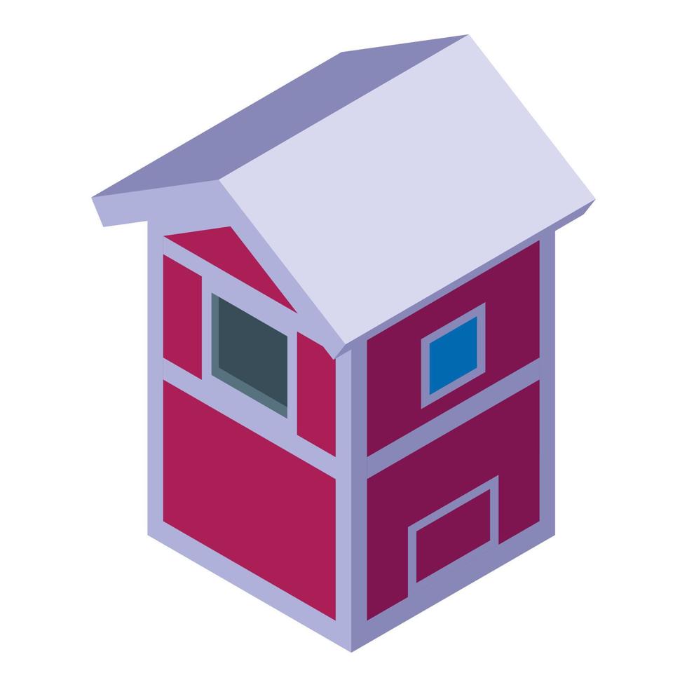 Cage cat house icon isometric vector. Home furniture vector