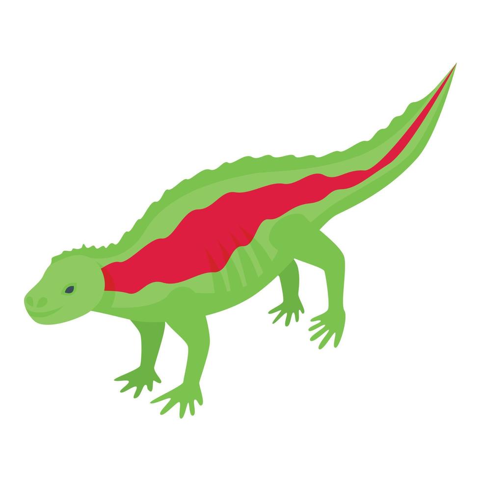 Ecuador reptile icon isometric vector. Travel trip vector