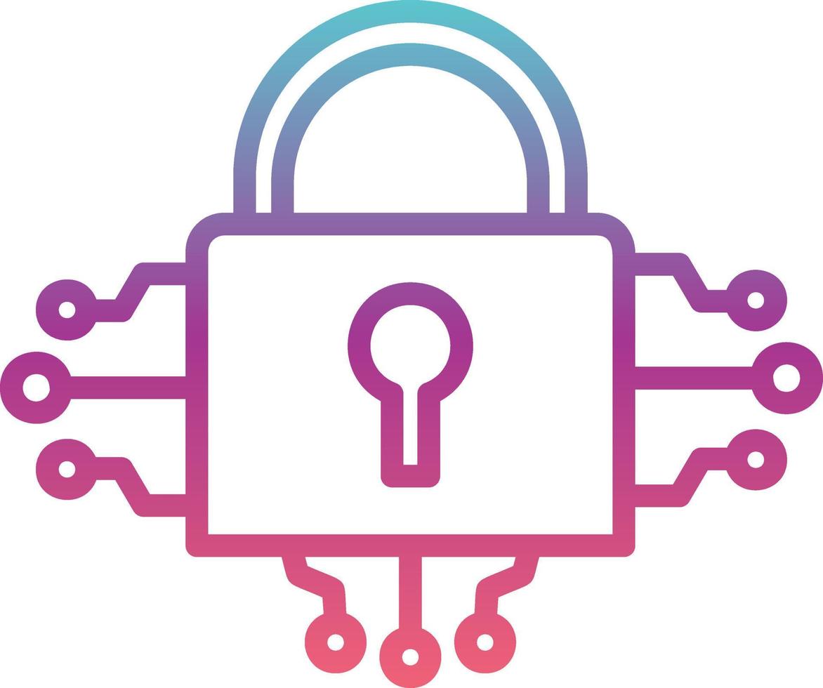 Cyber Security Vector Icon