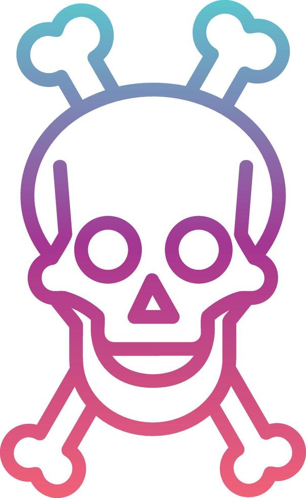 Skull And Bones Vector Icon