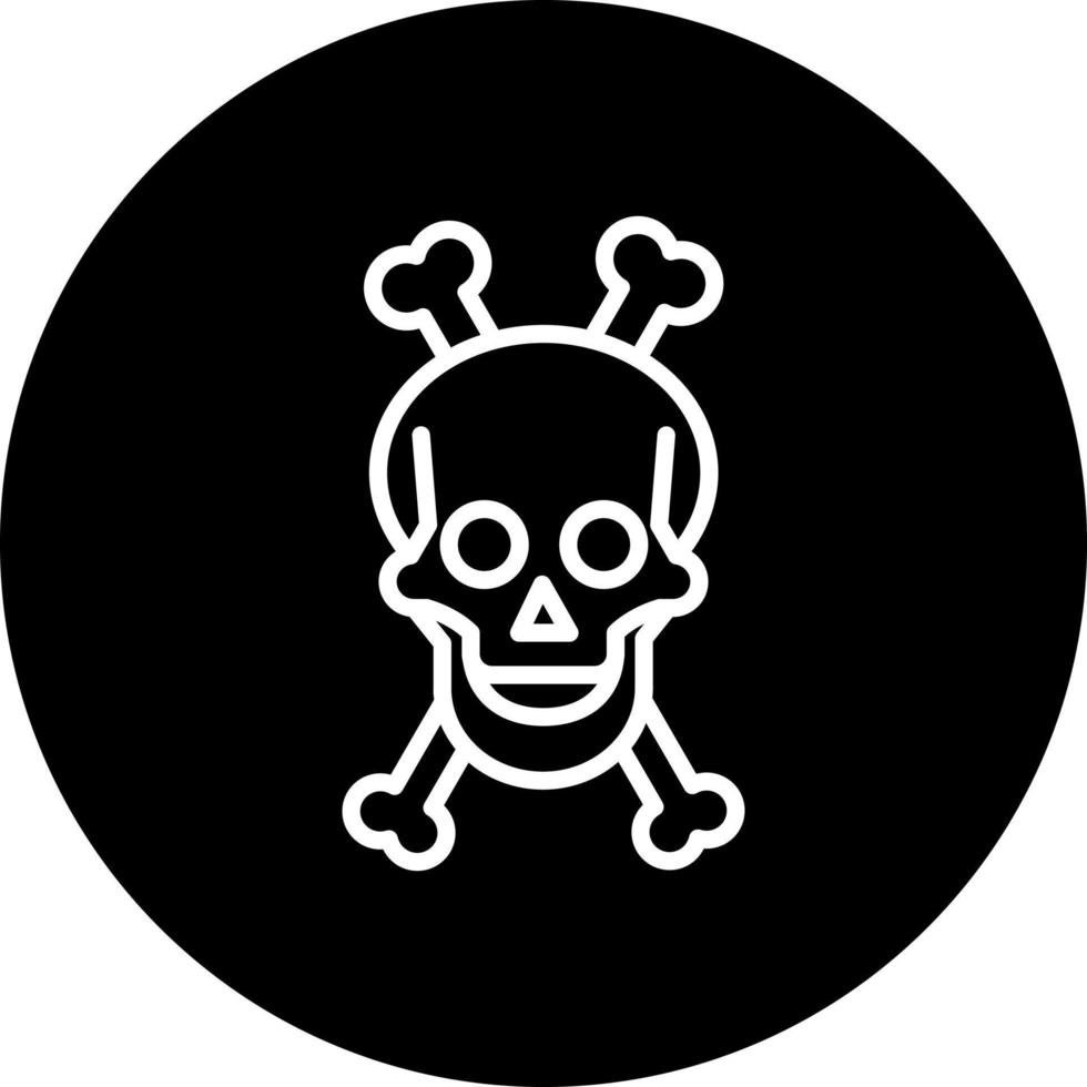 Skull And Bones Vector Icon