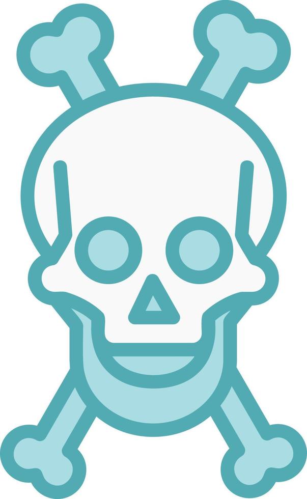 Skull And Bones Vector Icon