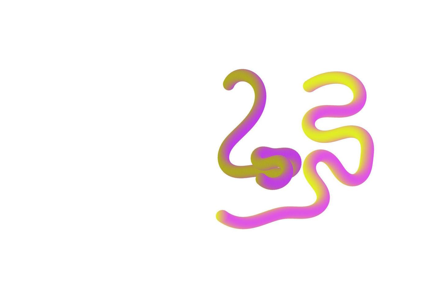 Number design with color gradients for ornament element background posters and banners vector