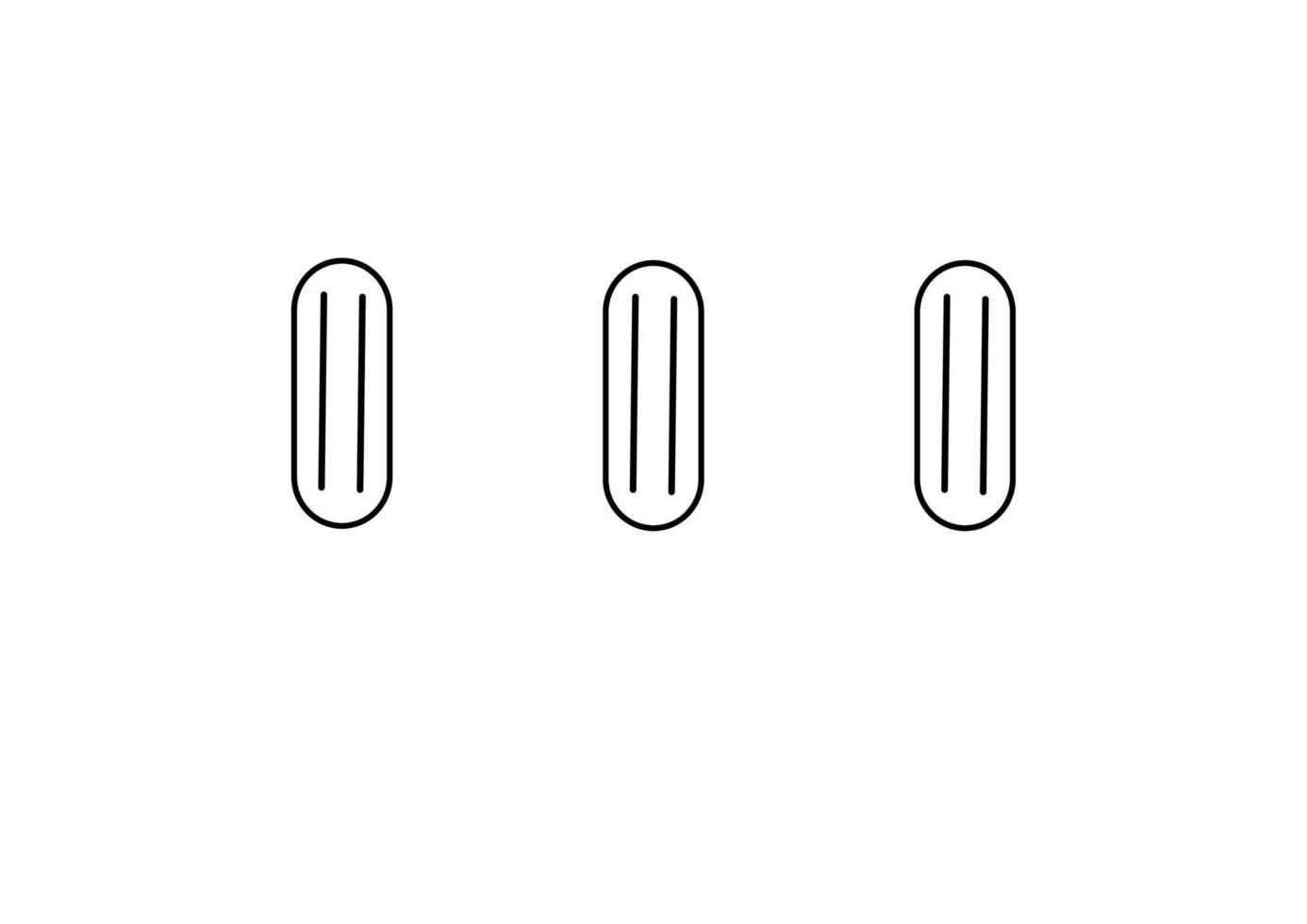 Aesthetic Line element gesture for poster and banner decoration vector