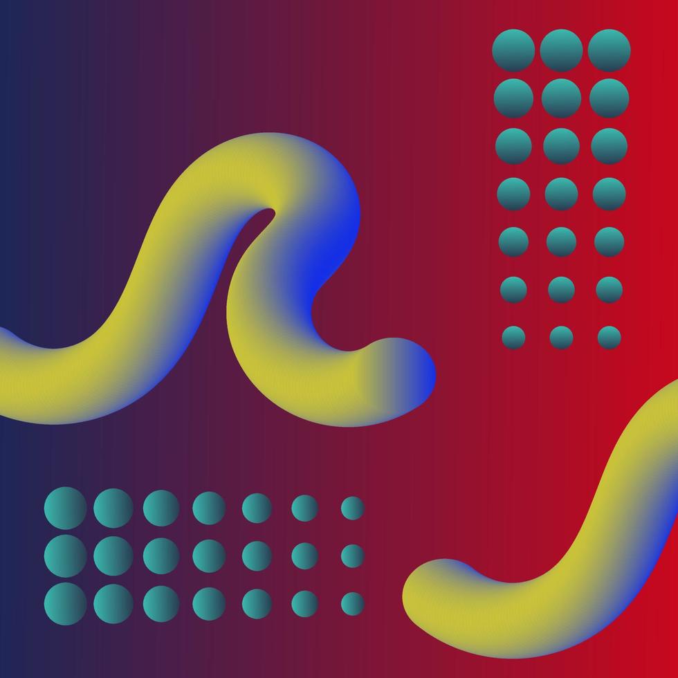 Geometric line abstract liquid gradient shape for backdrop layout poster and banner vector