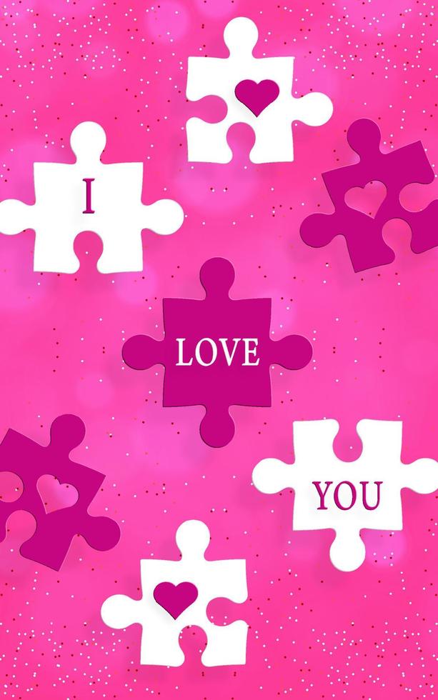 Valentin card 22062 vector