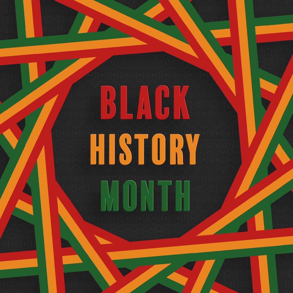 Black History Month 20008 vector