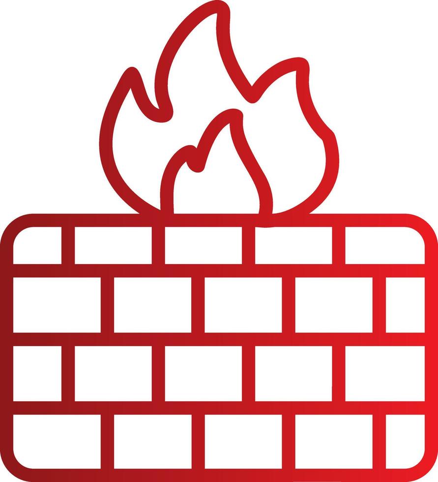 icono de vector de firewall