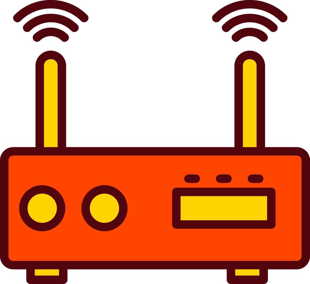 Wireless Router Vector Icon
