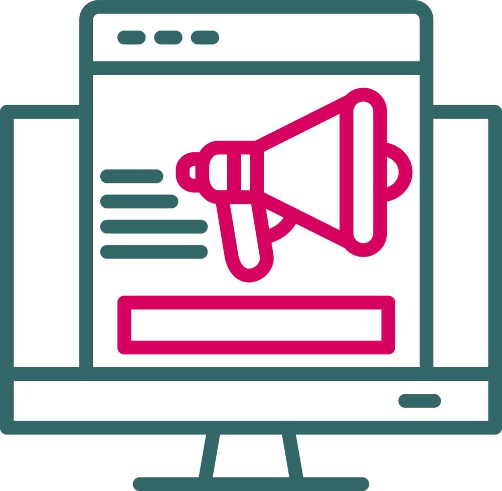 Digital Markiting   Vector Icon