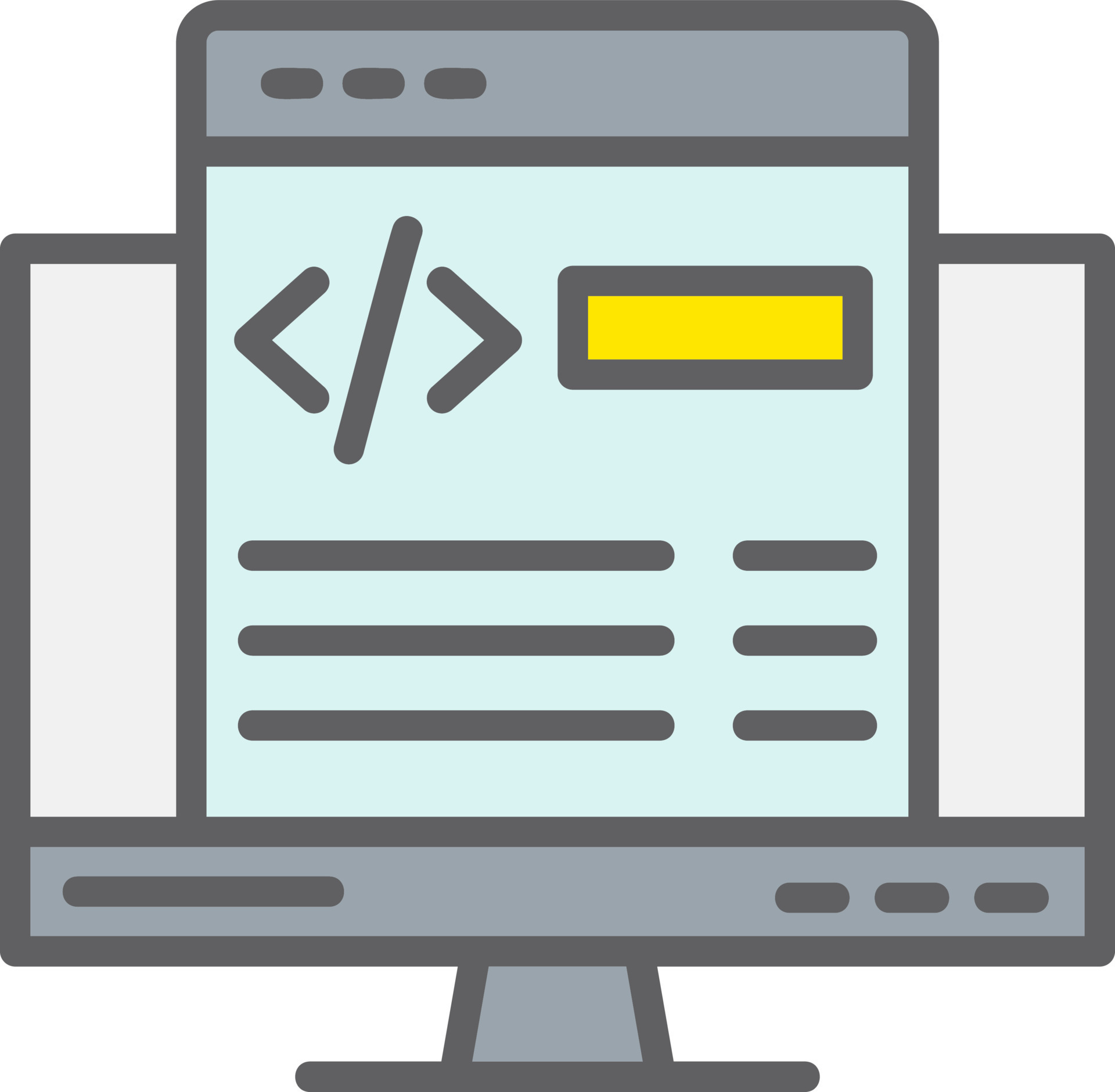 Web Development Vector Icon 16821072 Vector Art at Vecteezy