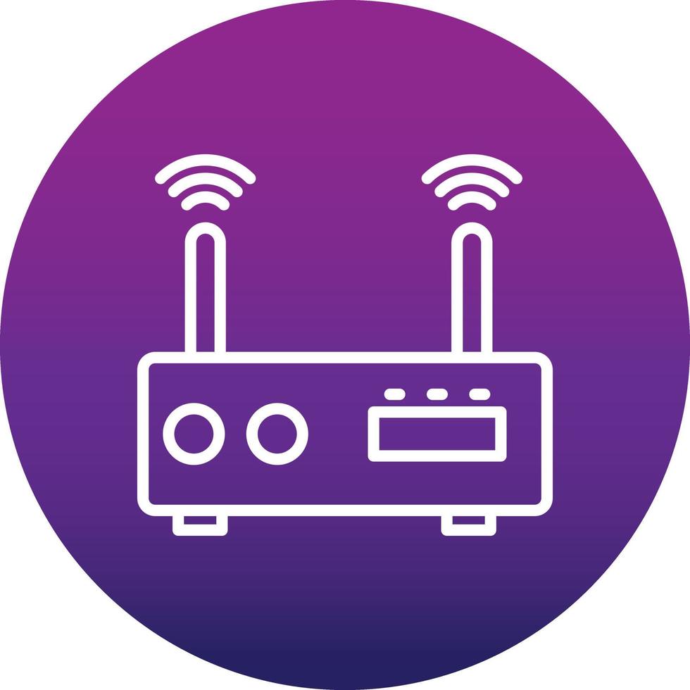 Wireless Router Vector Icon