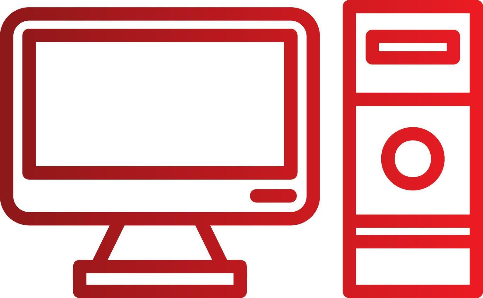 Computer Vector Icon