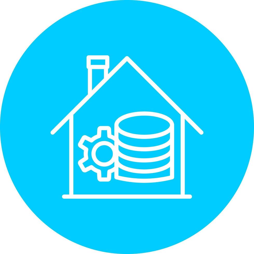 Data Warehouse Vector Icon