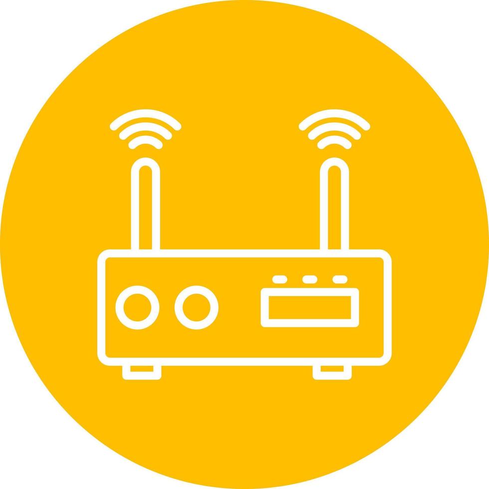 Wireless Router Vector Icon
