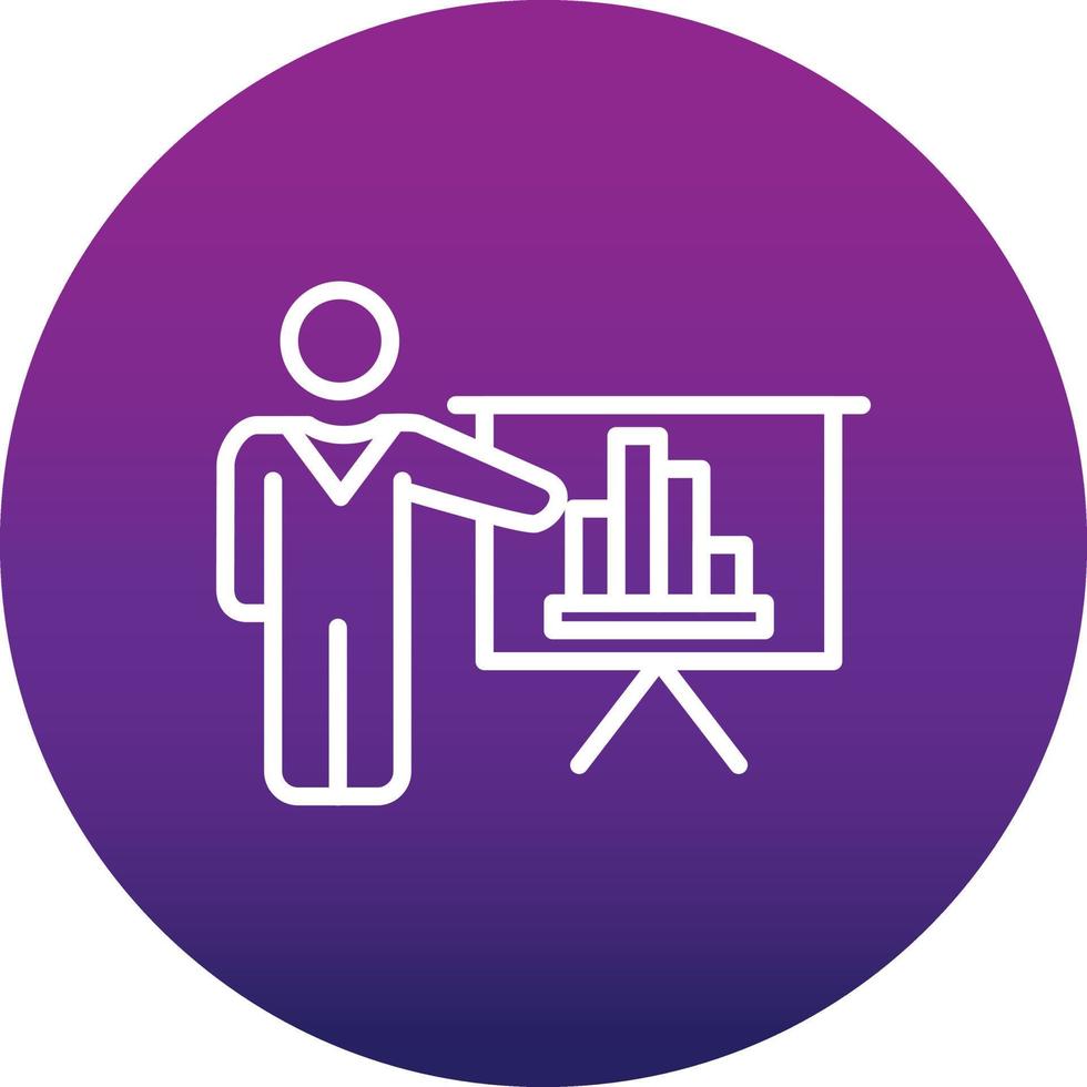 Business Presentation Vector Icon