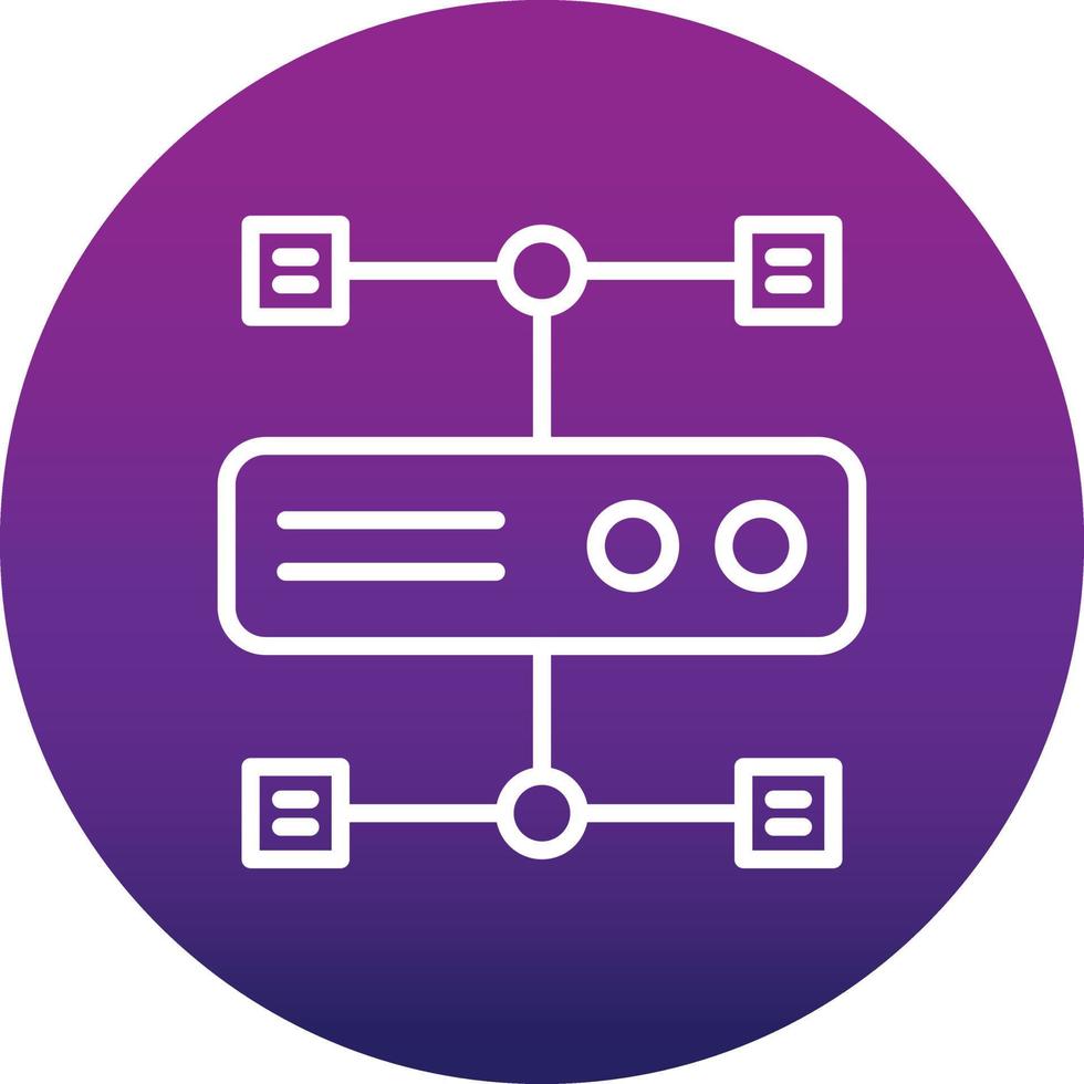 cluster computing Vector Icon