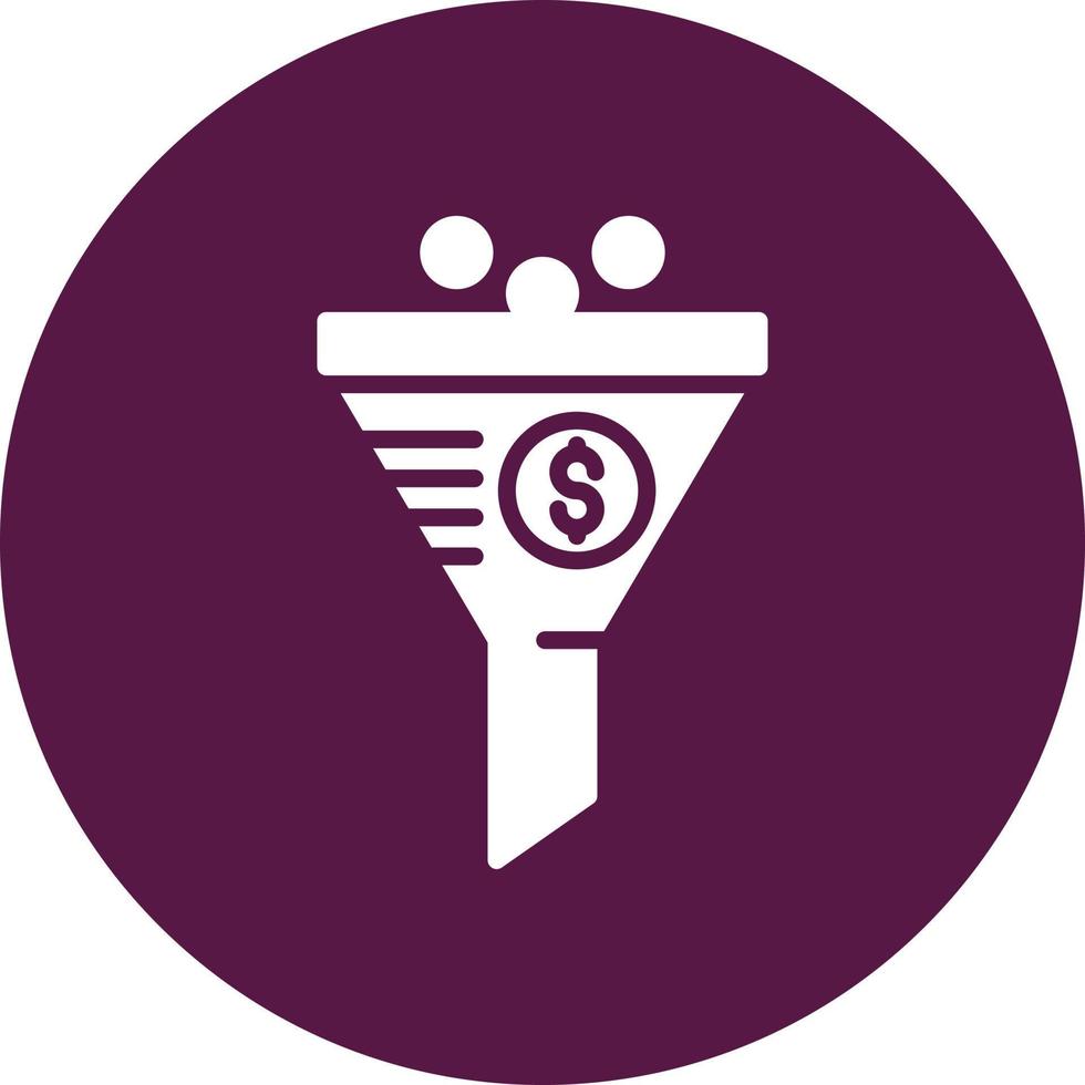 Sales Funnel Vector Icon