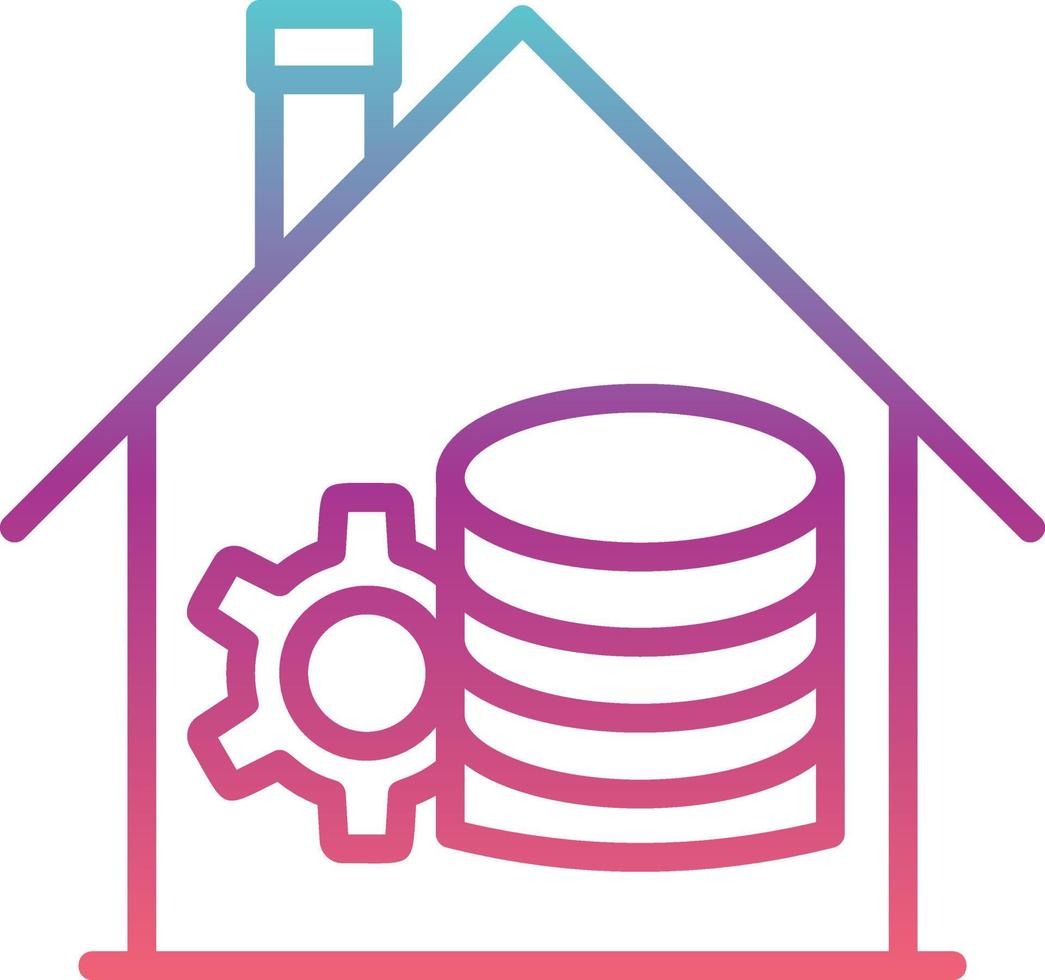 Data Warehouse Vector Icon