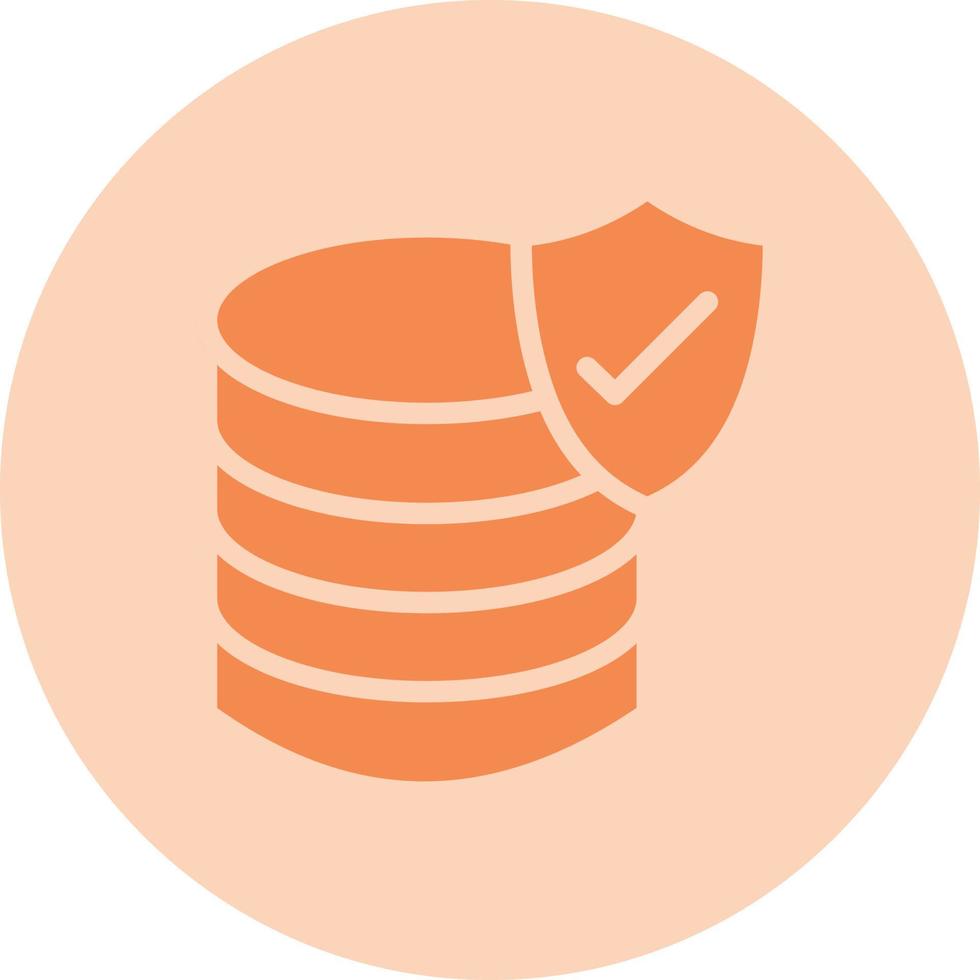 Database Protection Vector Icon