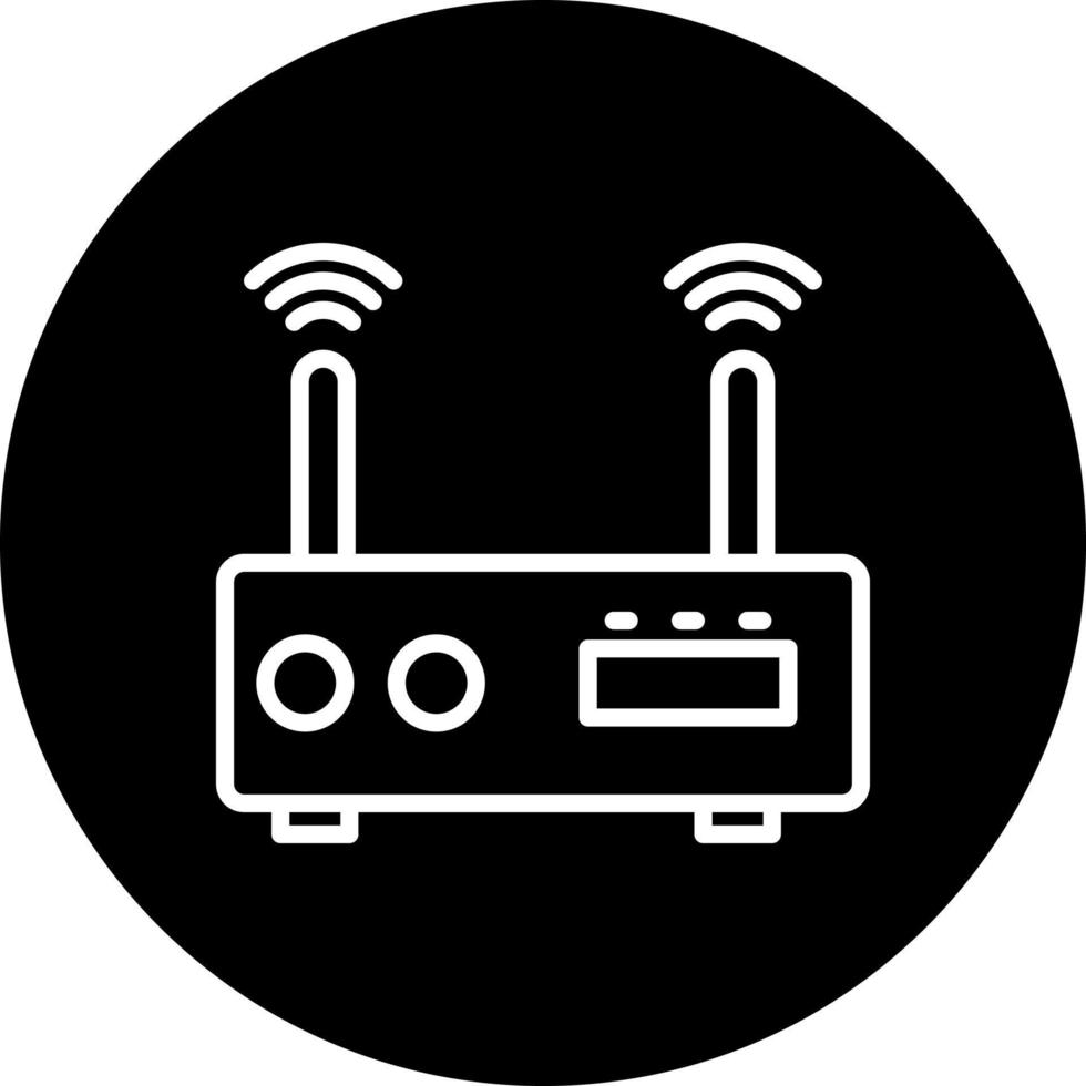 Wireless Router Vector Icon