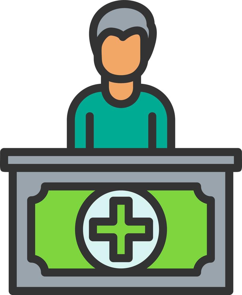 Medical Reception Vector Icon