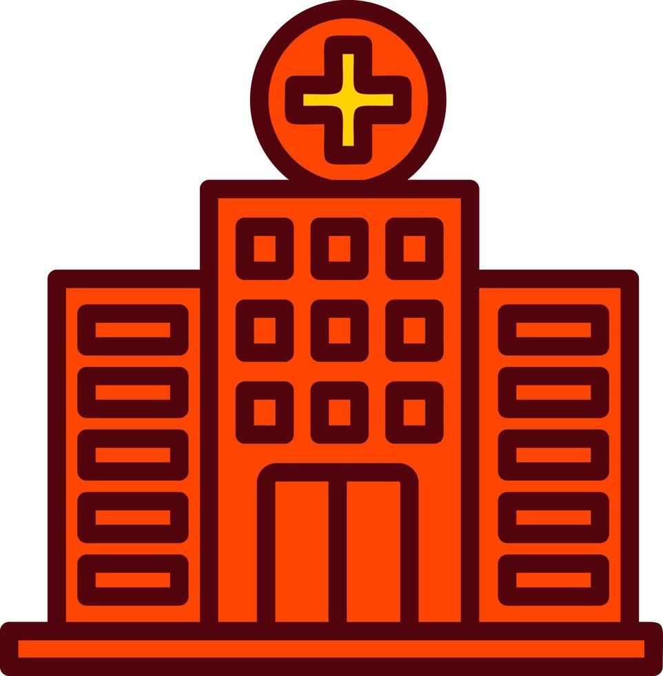 icono de vector hospitalario