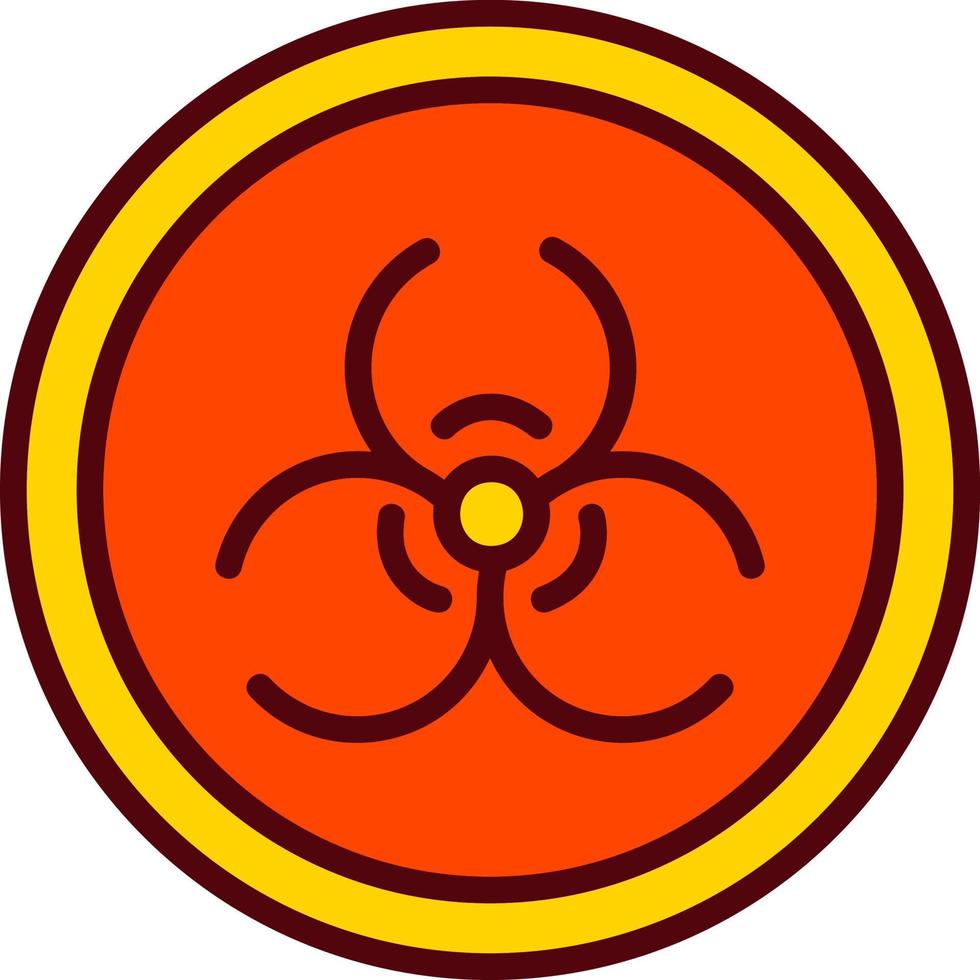 Biological Hazard Vector Icon