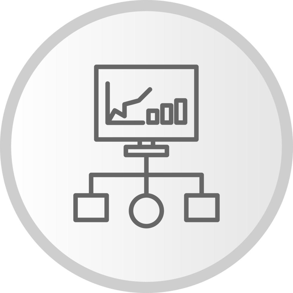 icono de vector de diagrama de flujo