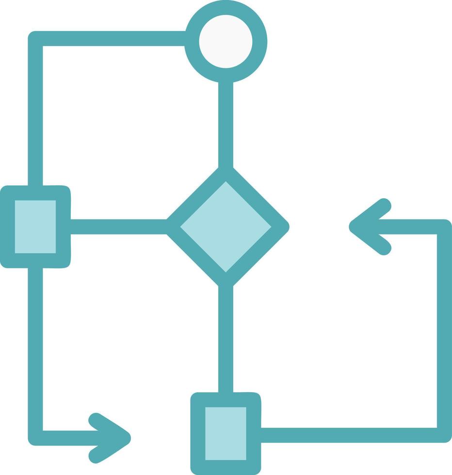 Flow Chart Vector Icon 16822441 Vector Art at Vecteezy
