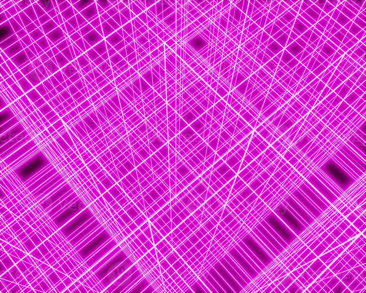 Abstract Cyber Cube Mesh with Glowing Vertices Design. Cyberspace backdrop. Abstract Technology Background. 3d Illustration. photo