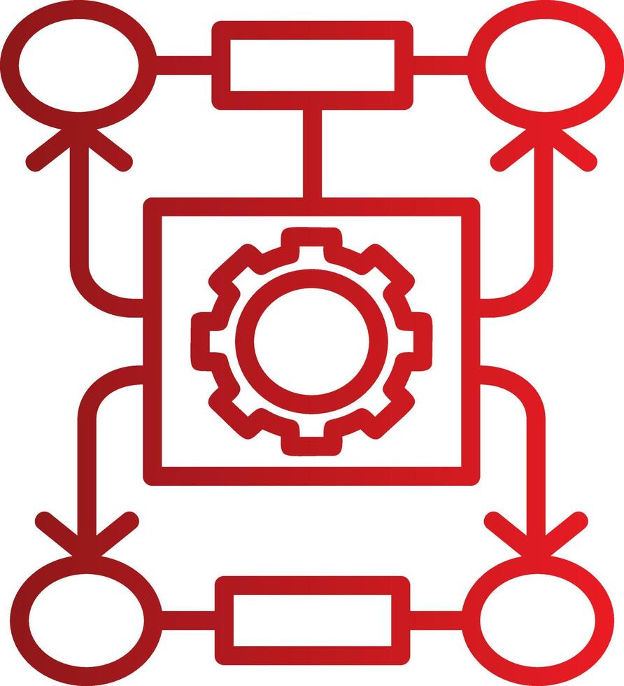 icono de vector de algoritmo