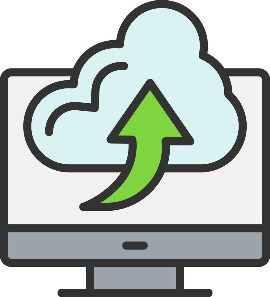 Cloud Computing Vector Icon