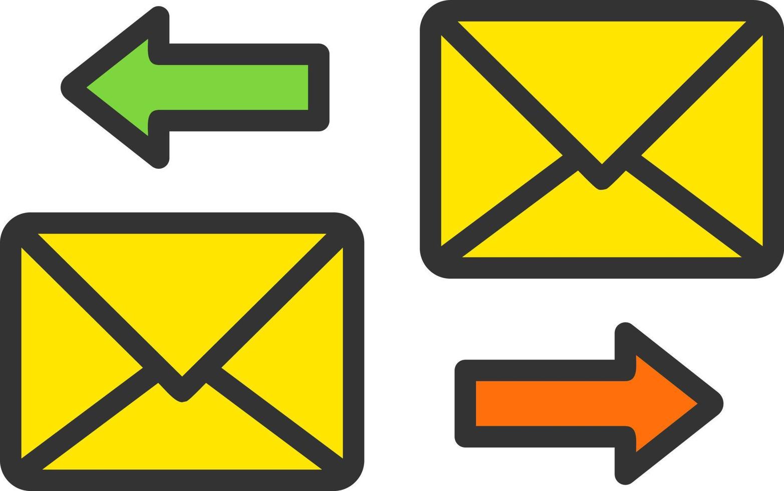 Correspondence Mail Vector Icon