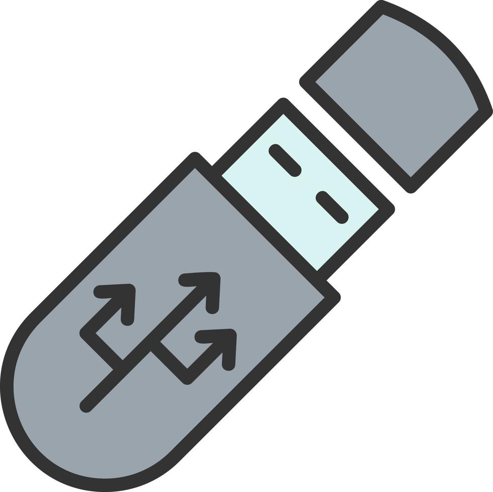 Flash Drive Vector Icon