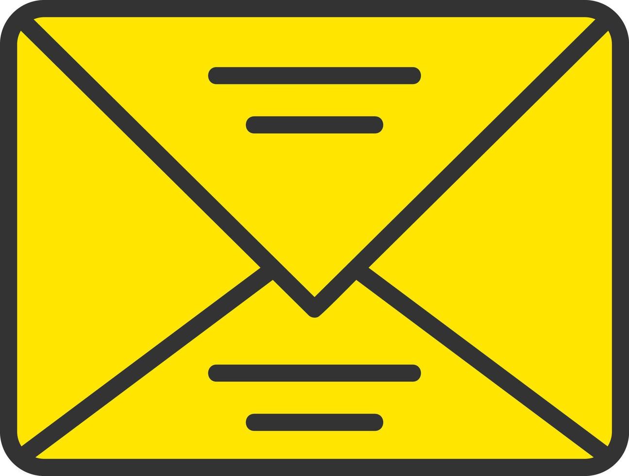 icono de vector de correo electrónico