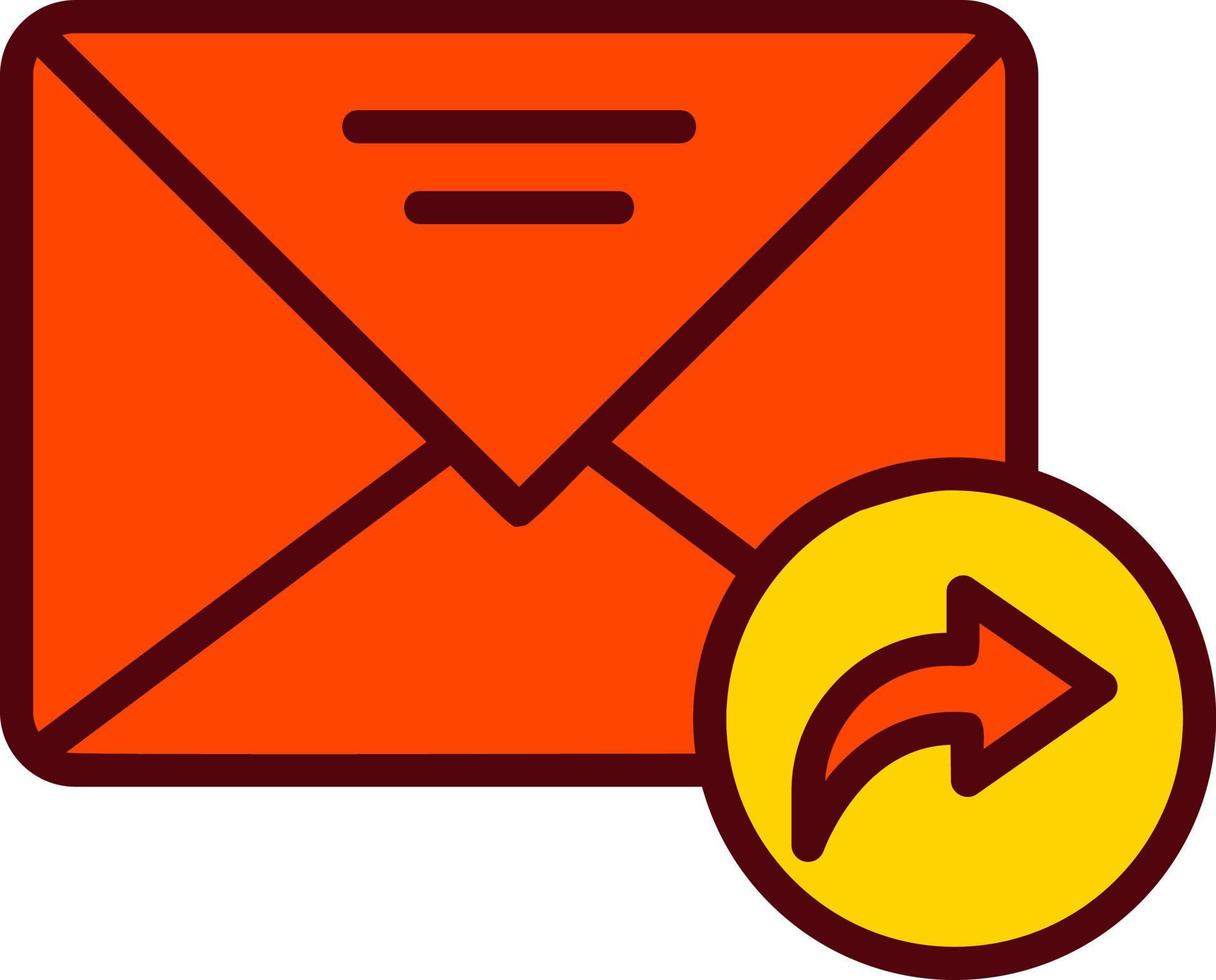 Mail Forward Vector Icon