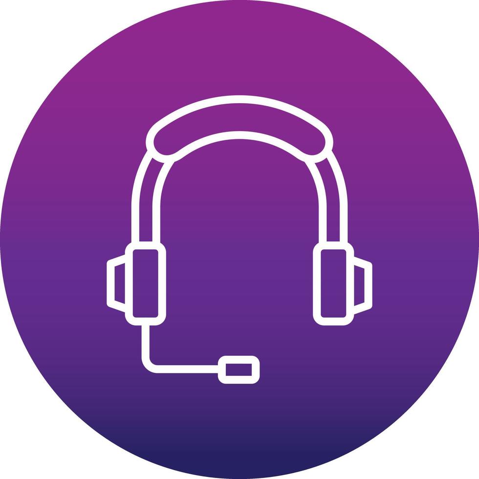 Headphone Vector Icon 16823448 Vector Art at Vecteezy