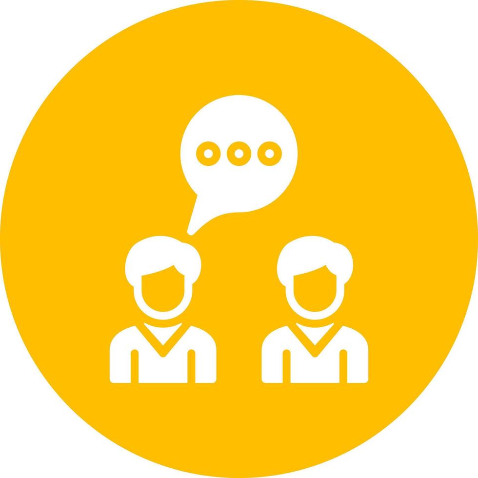 Conversation Vector Icon