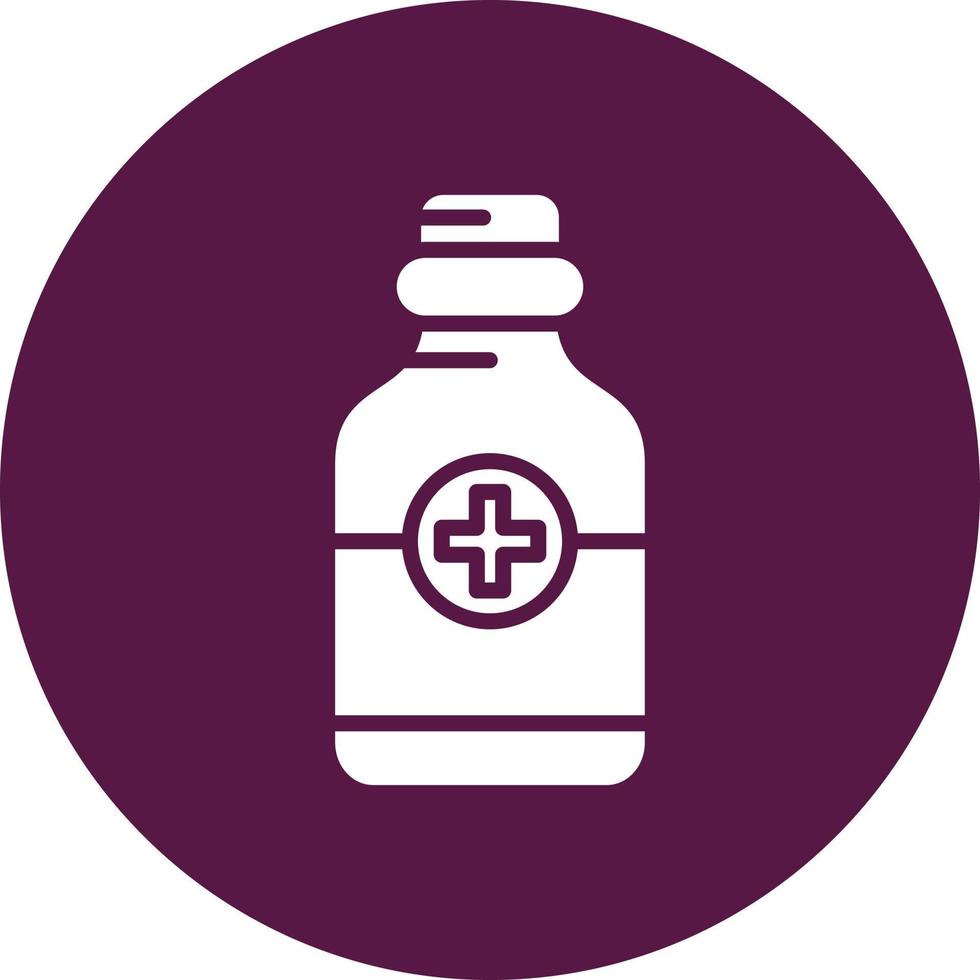 Cough Syrup Vector Icon