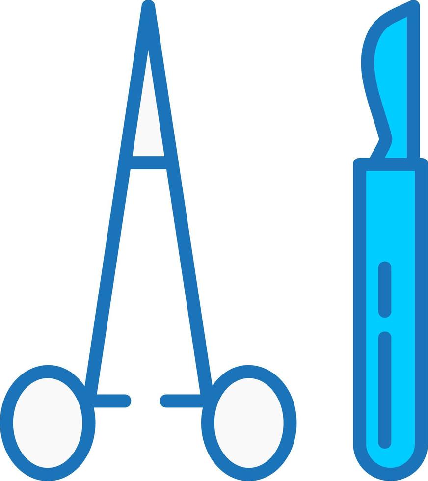 Surgeon Tools Vector Icon