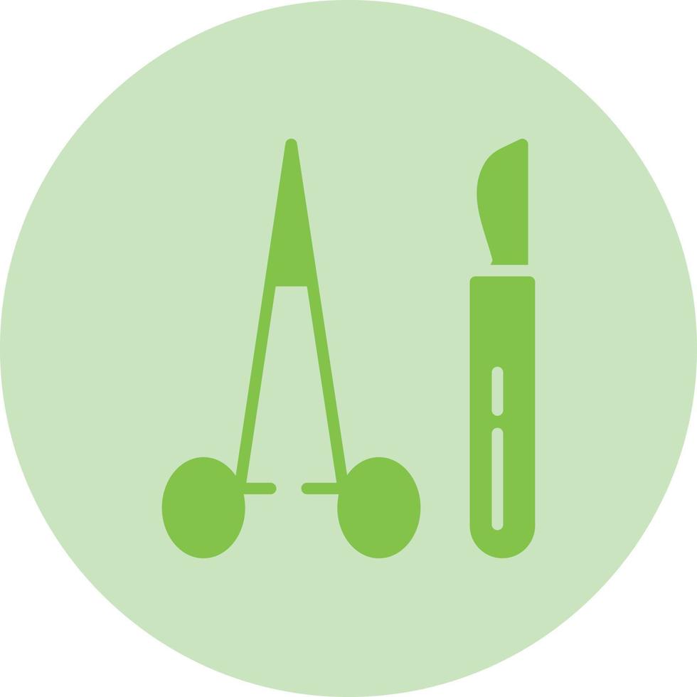 Surgeon Tools Vector Icon