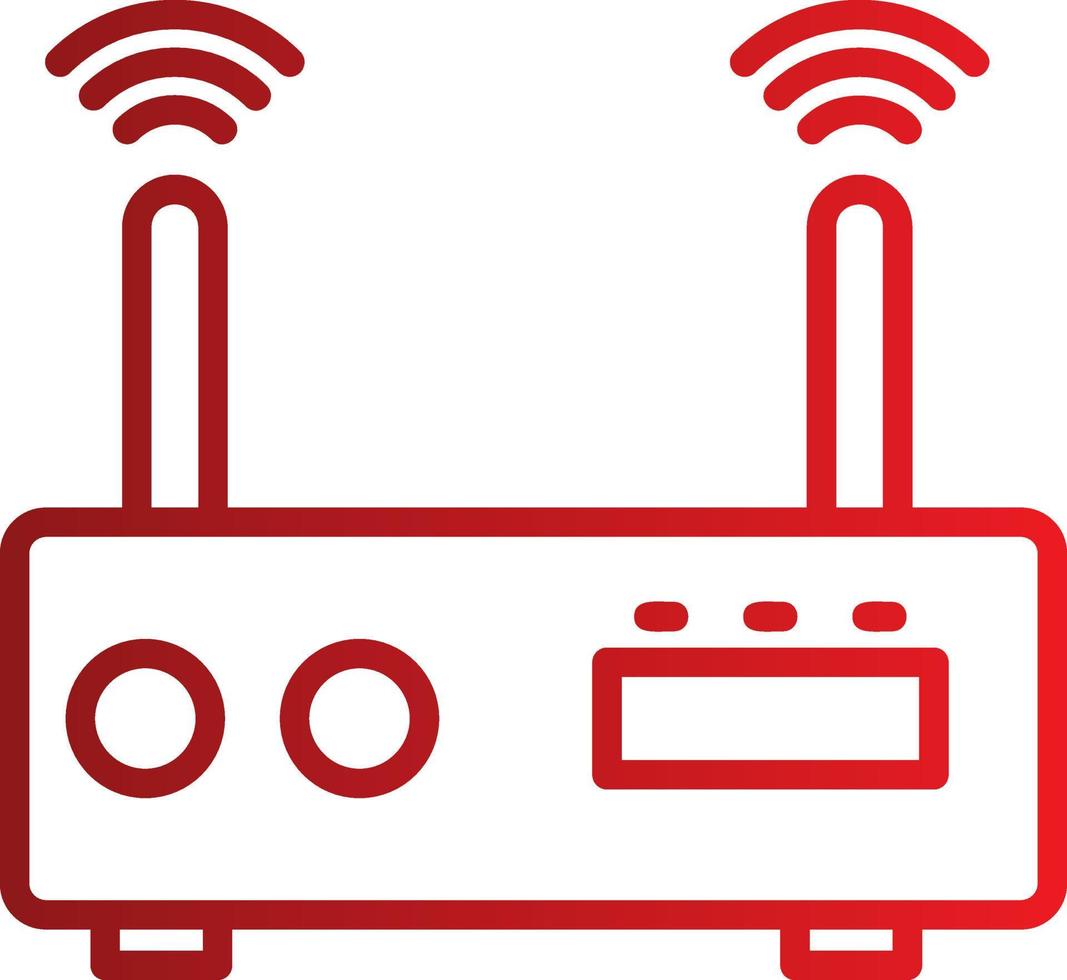 Wireless Router Vector Icon
