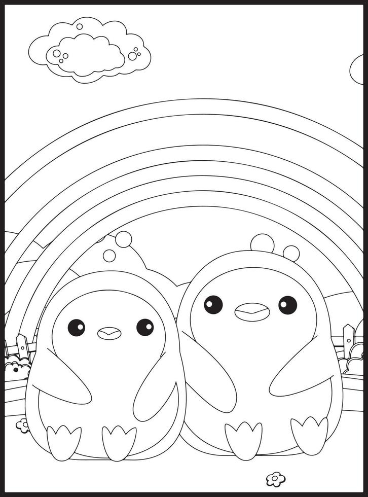 Valentines Day Coloring Pages vector