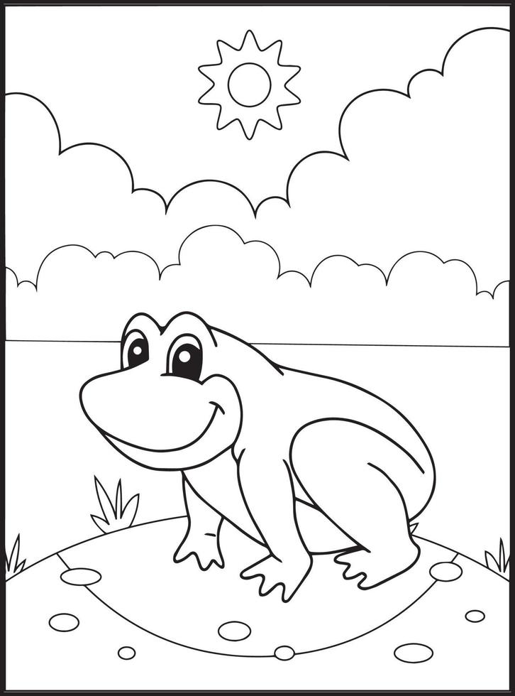 Reptiles Coloring Pages vector