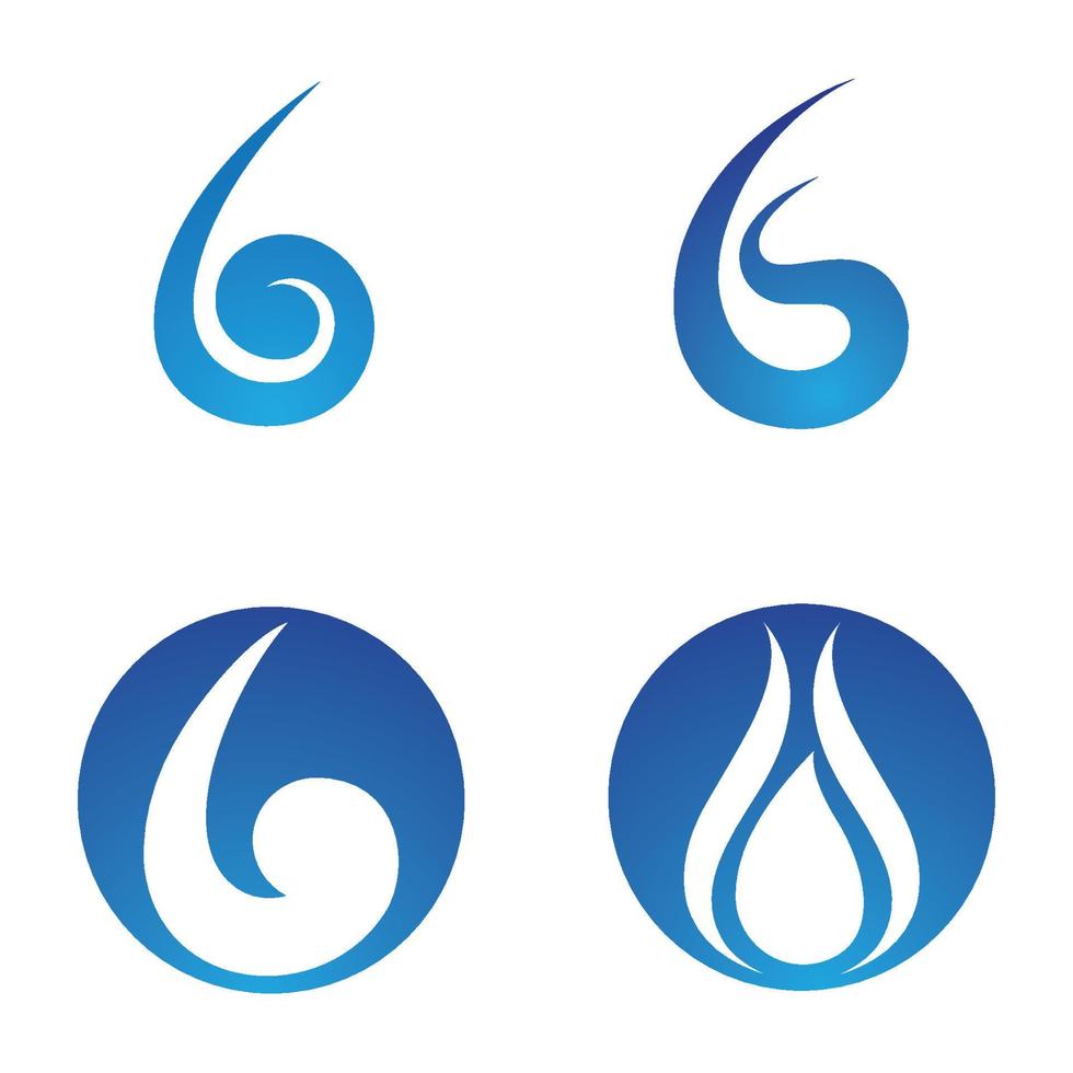 vector de plantilla de logotipo de gota de agua