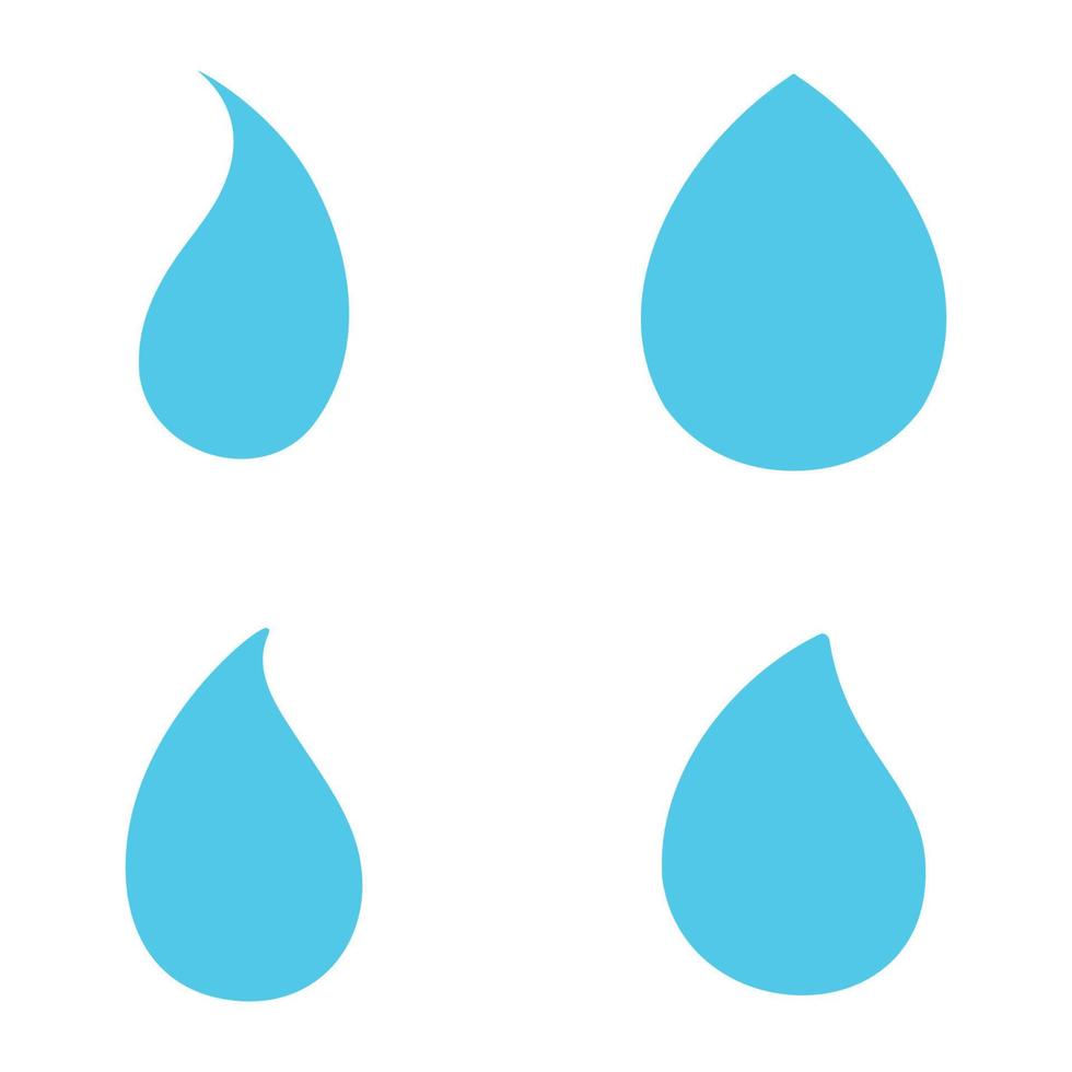 vector de plantilla de logotipo de gota de agua